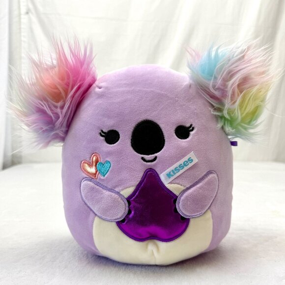 Squishmallows Original Hershey Kisses Renate The Koala 8" Plush Toy Purple - Picture 1 of 10